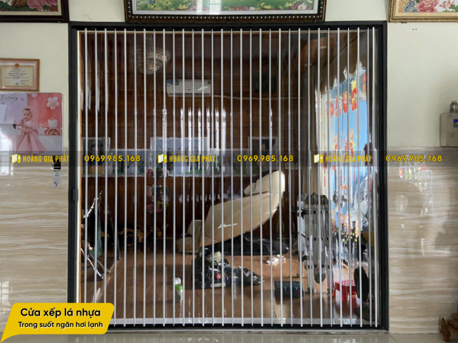 Cửa xếp lá nhựa