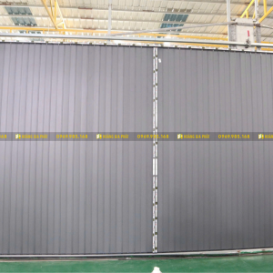 Cửa xếp lá nhôm đặc